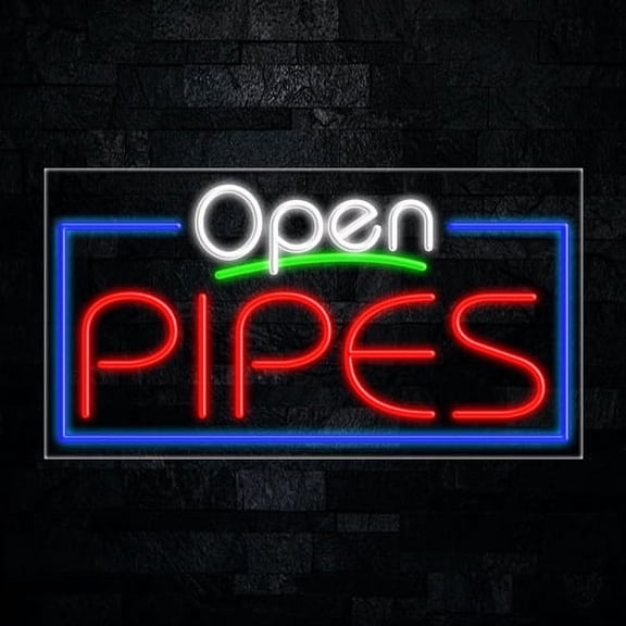 Pipes LED Neon Sign 33"L x 18"H #35832