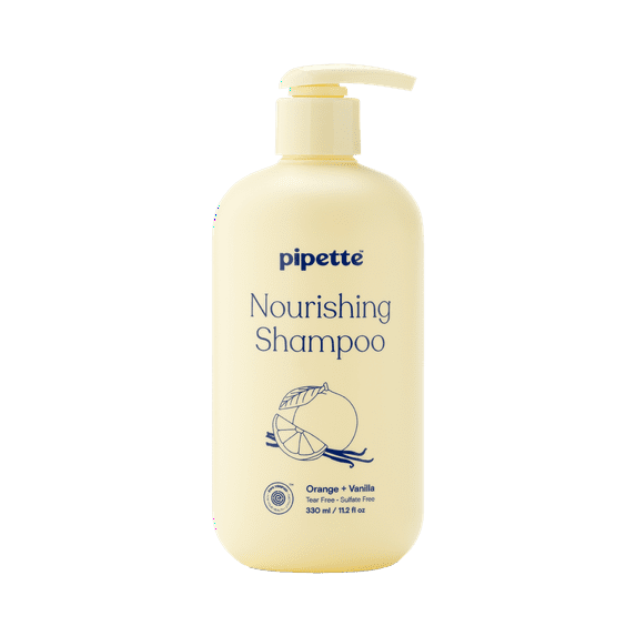 Pipette Daily Nourishing Kids Shampoo, Tear-Free for All Hair Types & Textures, 11.2 fl oz