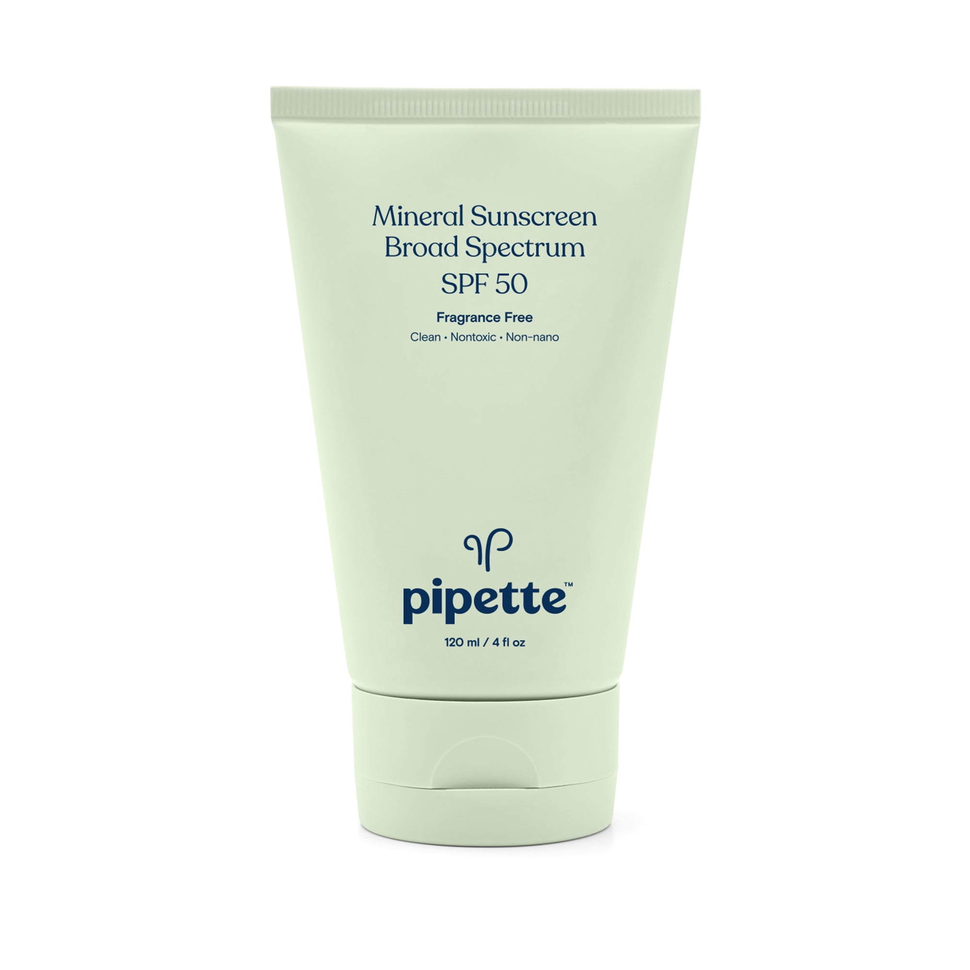 Pipette Mineral Sunscreen Broad Spectrum SPF 50, Safe for Baby & Kids