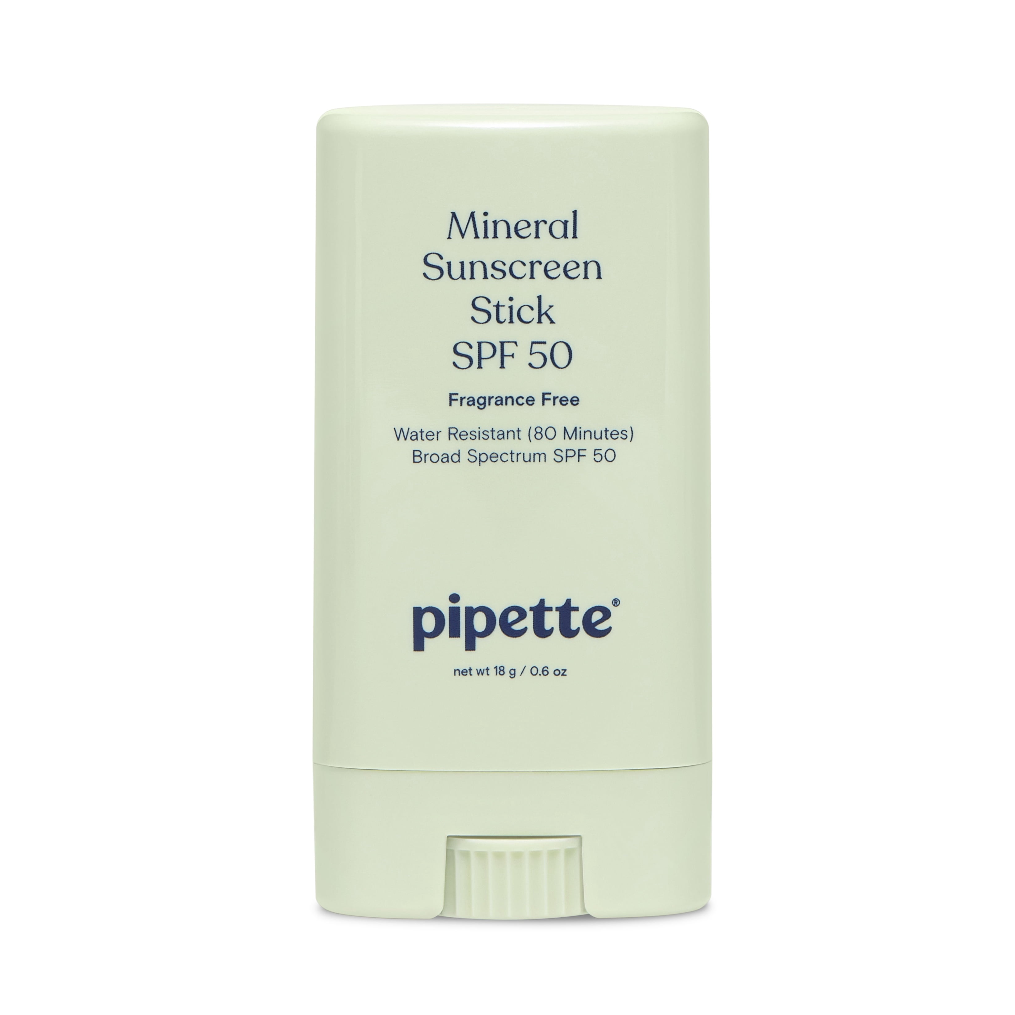 Pipette Mineral Sunscreen Stick Broad Spectrum SPF 50, 0.6 oz