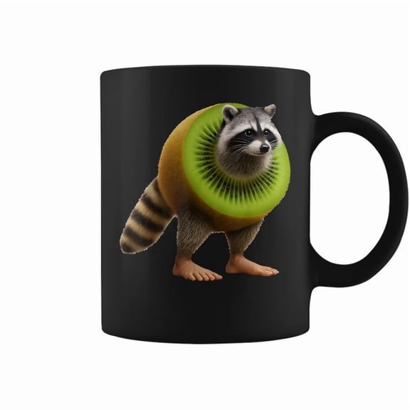 Pipi Kiwi Raccoon Meme Brainrot Birthday Coffee Mugs