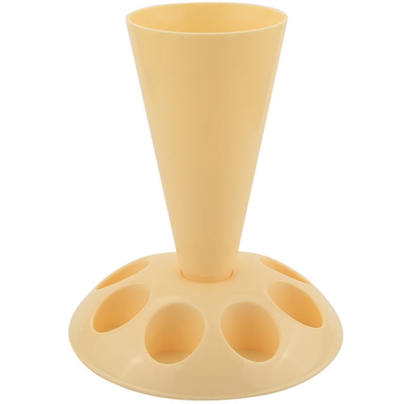 Piping Bag Holder Stand with 8 Nozzle Slots, ABS Easy-Clean Stable Base for Cake Decorating and Frosting Storage