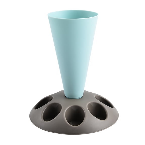Piping Bag Stand, Pastry Bag Holder,Icing Bag Holder with 9 Slots Nozzles Holder, Piping Bag Holder Stand for Filling, Baking Accessories.