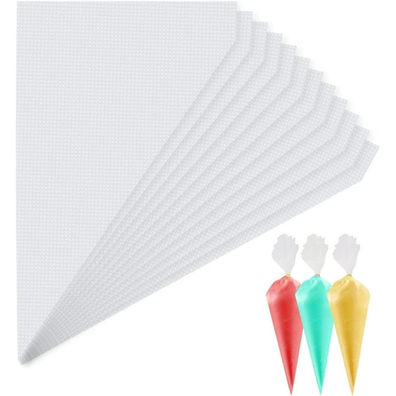 Piping Bags, 100pcs Disposable Small Piping Bags 12 inch, Mini Piping Bags, Pastry Piping Bags for Cream Frosting, Icing Bags for Cake and Dessert Decorations