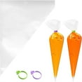 thumbnail image 1 of Piping Bags Disposable, Cookie Bags, Pastry Bags, Tipless Piping Bags, Non-Slip Icing Piping Bags Disposable Design for Cream Frosting and Cakes, Cookie D rating Bags (50, 12.2 inch), 1 of 4