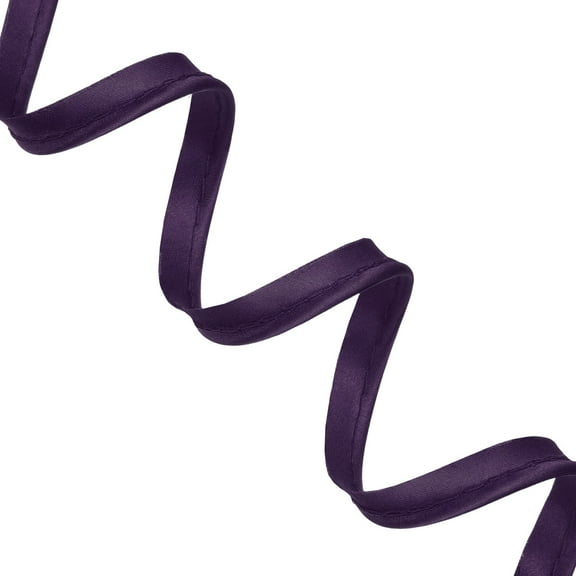 Piping Bias Tape 1/2 Inch 22 Yards Piping Trim with Cotton Core Lip Cord Trim for Sewing Binding Hemming Cushions DIY Decor Crafts, Deep Purple