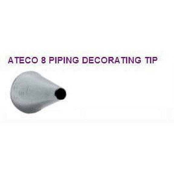 Piping Cake / Cupcake Decorating Round Tip #8. 2pack