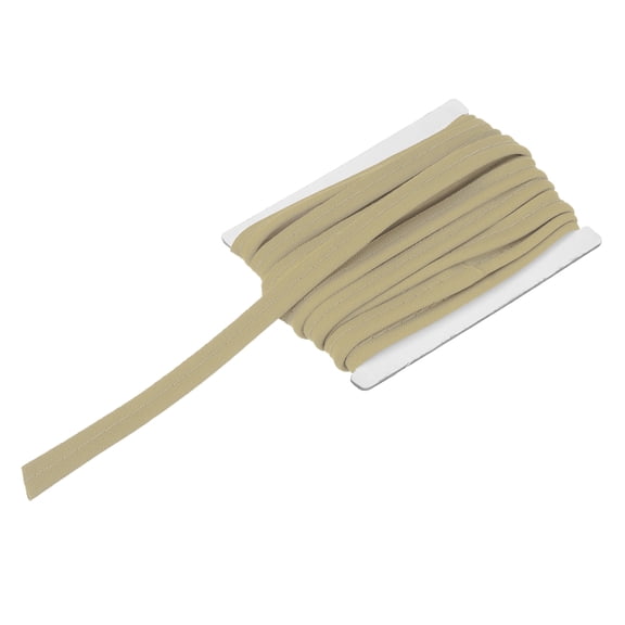 Piping Cord Trim 6 Yards 1/2 Inch Piping Tape for Sewing DIY Crafting Fabric Edge Trim Light Khaki
