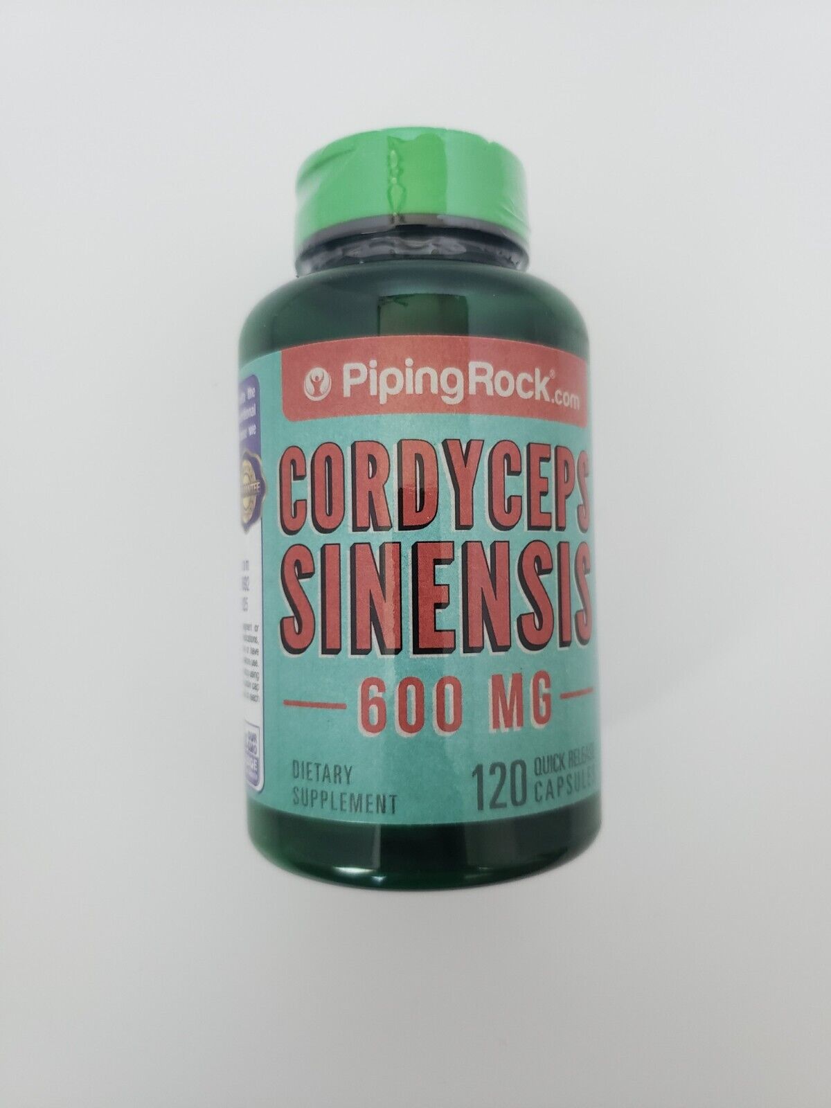 Piping Rock Cordyceps Sinensis 600 mg 120 Quick Release Capsules