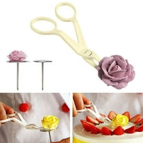 Piping Scissors With Nail, Icing Bake Decor Tool, Stainless Steel Flower Tip, Cake Fondant Maker, Baking DIY Accessory Kit