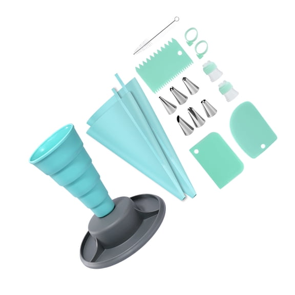 Piping Set with Different Shape Tips Perfect for Baking Enthusiasts Creative Projects