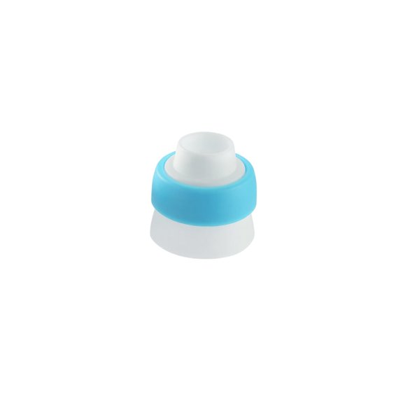 Piping Tip Converter, Single Hole Coupler Plastic Material Cake Decorating Tool Pastry Bag Adapter Cream Icing Nozzle Connector Baker Accessory Kitchen Supplies. Blue