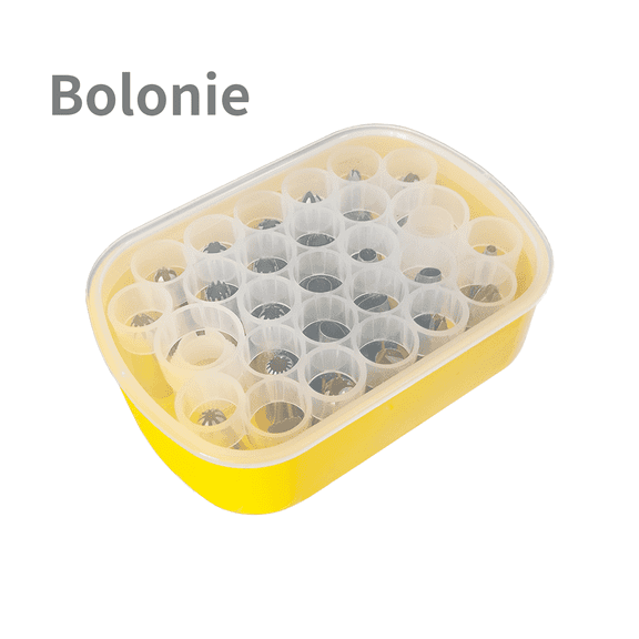 Piping Tips, 25 PCS Bolonie Ultimate Cake Decorating Kit and Professional Baking Supplies Set