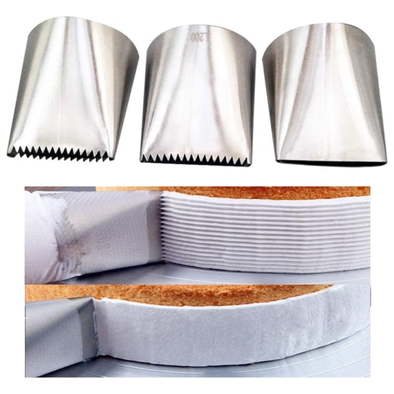 Piping Tips For Cake Decorating, Stainless Steel Icing Piping Nozzles For Pastry Fondant Decorating Tools