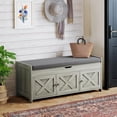 Pipishell 2-Tier Shoe Storage Bench with Cushioned Seat, Entryway Bench ...