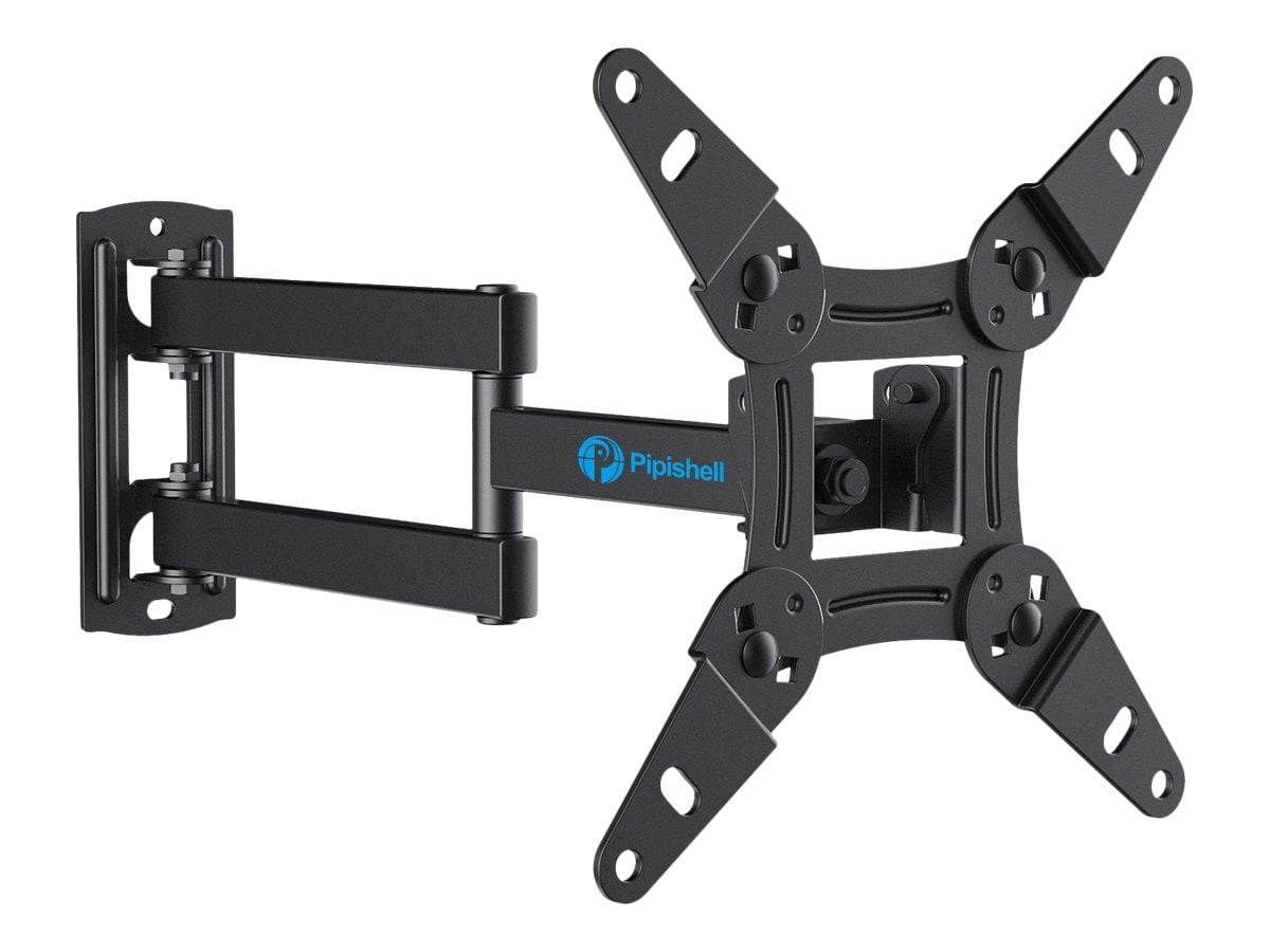 Black Steel Full Motion Articulating TV Wall Mount for 13-42 Inch Screens