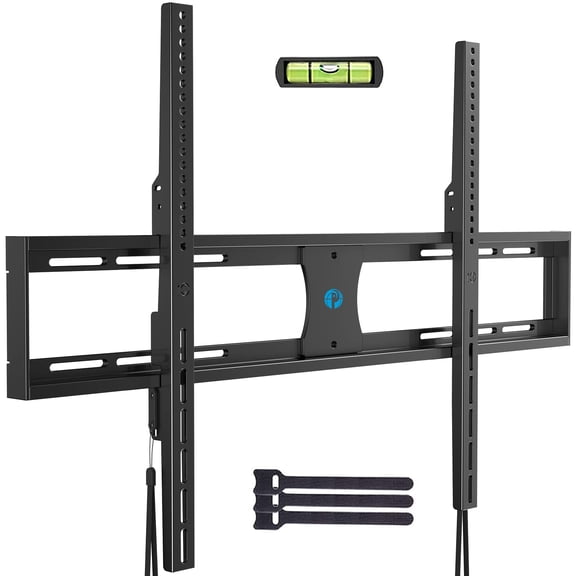 Pipishell Ultra Slim Low Profile Fixed TV Wall Mount Bracket for Most 42-90 Inch LCD OLED QLED 4K Plasma Flat Curved Screen TVs,Max 800x600mm,Holds up to 132lbs