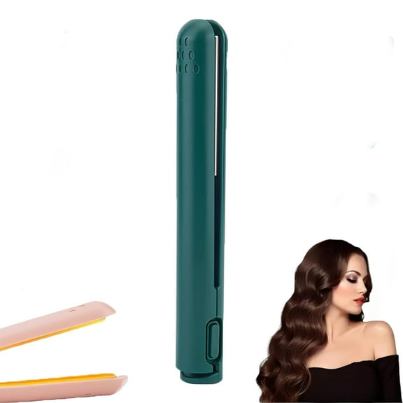 Curling Iron, Mini 2-in-6 CurlingIron for Hair, Portable USB for Travel Home