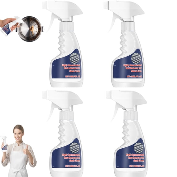 Pipiup Rust Remover, Pipiup Rust Removal Spray for Metal, Deeply Cleanses and Easily Remove Surface Rust, Easy to Clean and Compatible with Various Metal Materials, Ideal for Metal Surfaces