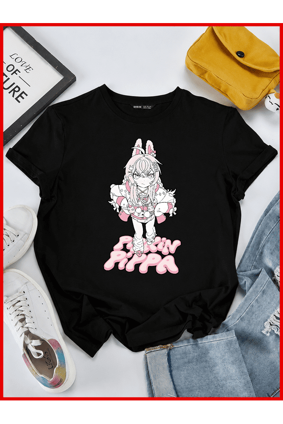 Pipkin Pippa Bunny Phase Connect Vtuber Idol Anime Unisex T-Shirt V60578, S-5XL