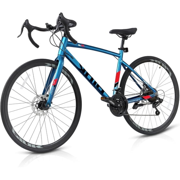 DEYGIA Men's 700C 21-Speed Road Bike, Shimano Gears & Aluminum Frame - Urban Commuter Hybrid