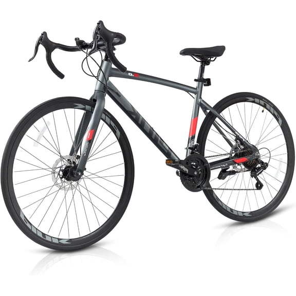 DEYGIA Men's 700C 21-Speed Road Bike, Shimano Gears & Aluminum Frame - Urban Commuter Hybrid