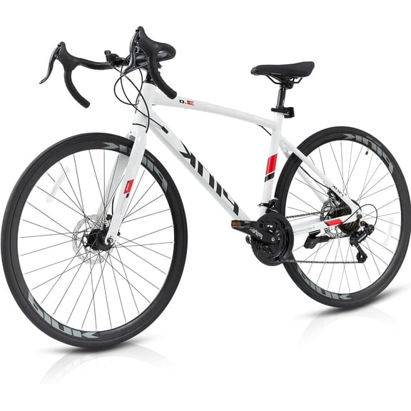 NEORIVER Men's 700C 21-Speed Road Bike, Shimano Gears & Aluminum Frame - Urban Commuter Hybrid
