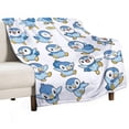thumbnail image 1 of Piplup Blanket Super Soft Cozy Warm Plush Throw Blanket for Boys Girls Kids, Lightweight Fuzzy Flannel Blankets for Couch Sofa Bed Travel Camping Gifts 30"x50", 1 of 8