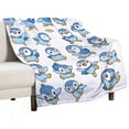 thumbnail image 1 of Piplup Blanket Super Soft Cozy Warm Plush Throw Blanket for Boys Girls Kids, Lightweight Fuzzy Flannel Blankets for Couch Sofa Bed Travel Camping Gifts 70"x80", 1 of 8