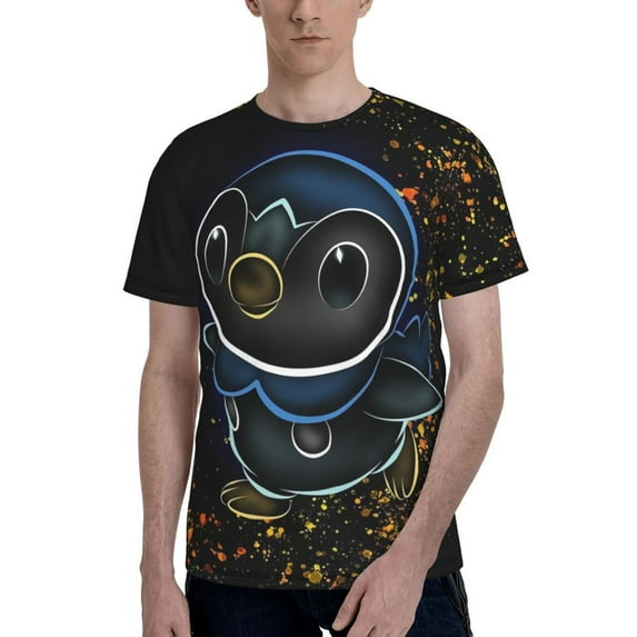 Piplup T Shirt For Men Women, Graphic Print Casual Unisex Short Sleeve Summer Funny Top Tees Shirt