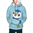 thumbnail image 1 of Piplup Youth Cartoon Hoodie Fashion Long Sleeve Kids Pullover Coat Casual Hoody Hooded Sweatshirts for Boys Girls, 1 of 8
