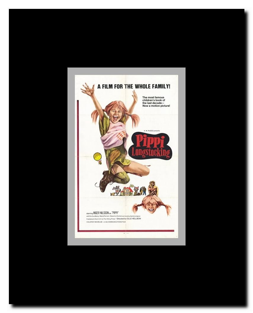 Pippi Longstocking Framed Movie Poster