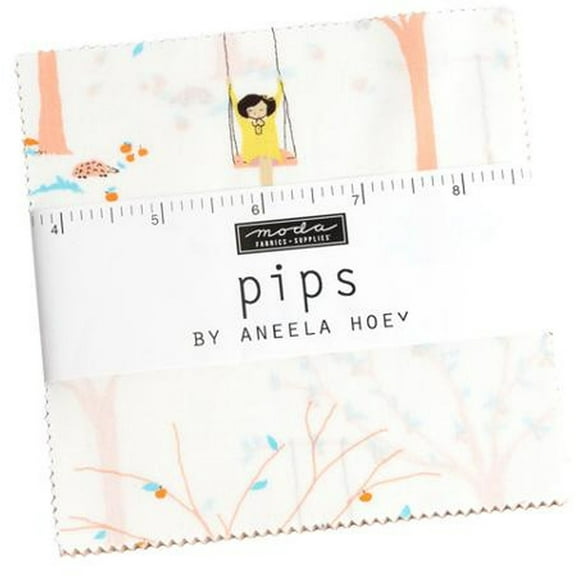 Pips Charm Pack by Aneela Hoey; 42 - 5" Precut Fabric Quilt Squares