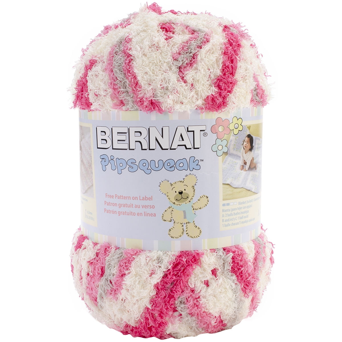 Bernat Pipsqueak Yarn-Pink Swirl, 1 count - Baker's