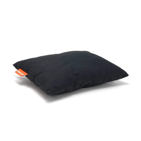 Pipsqueak Microfiber Pillow - Small, Mini, Tiny - 11 x 7 in - Perfect for Travel, Cars, Airplanes, Camping, Dogs, Toddlers, Kids, Lumbar, Knees and Neck - Ages 2 Yrs and Up - Black