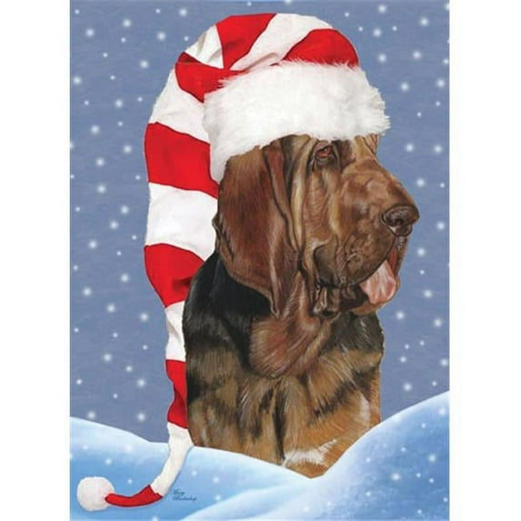 Pipsqueak Productions Bloodhound Christmas Boxed Cards - Pack of 10