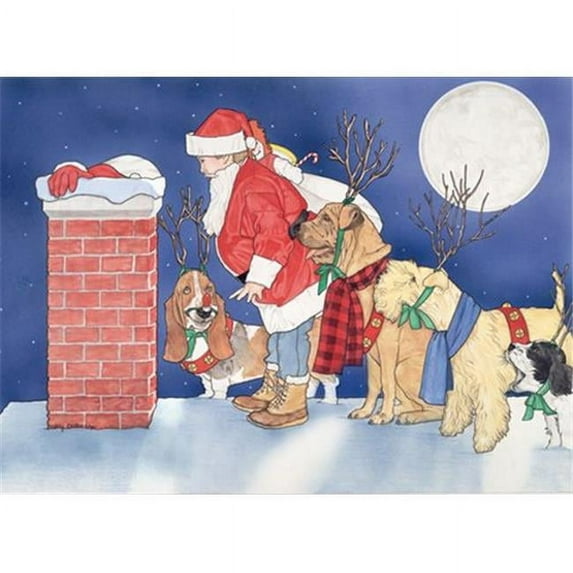 Pipsqueak Productions C310 Mix Dog Holiday Boxed Cards