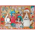 thumbnail image 1 of Pipsqueak Productions C445 Basset Holiday Boxed Cards, 1 of 1