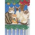 thumbnail image 1 of Pipsqueak Productions C876 Cat Holiday Boxed Cards, 1 of 1