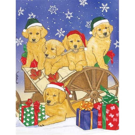 Pipsqueak Productions C900 Golden Holiday Boxed Cards