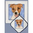 thumbnail image 1 of Pipsqueak Productions DP568A Jack Russell Dish Towel And Pot Holder Set, 1 of 1