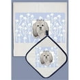 thumbnail image 1 of Pipsqueak Productions DP811 Lhasa Apso Dish Towel And Pot Holder Set, 1 of 1