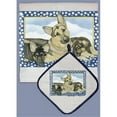 thumbnail image 1 of Pipsqueak Productions DP824 German Shepherd Dish Towel And Pot Holder Set, 1 of 1