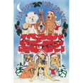 thumbnail image 1 of Pipsqueak Productions  Mix Dog With Cat Holiday Boxed Cards, 1 of 1