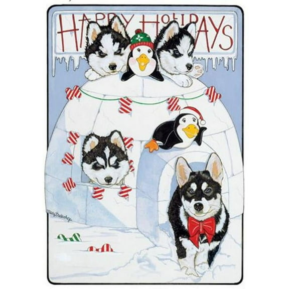 Pipsqueak Productions Siberian Husky Holiday Boxed Cards