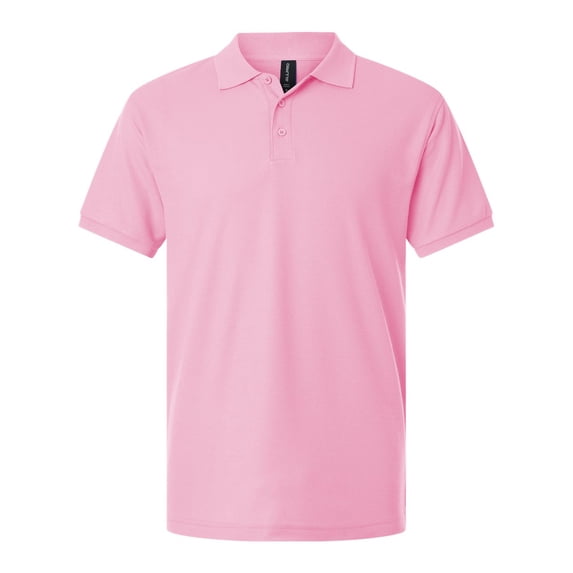 AllPro 62800 Pique Polo-Light Pink-L