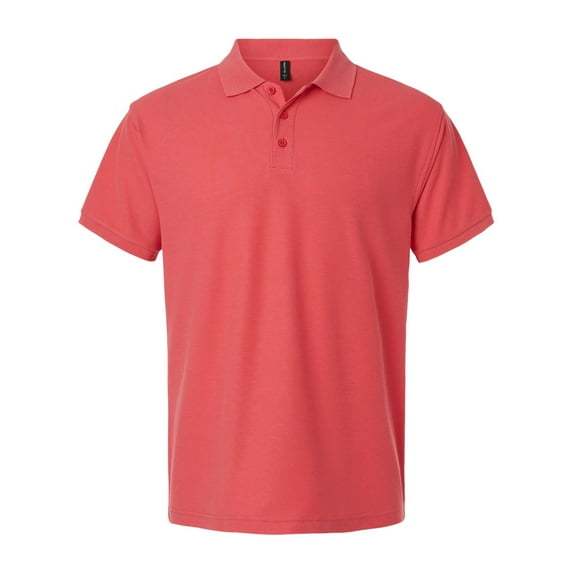 AllPro 62800 Pique Polo-Coral-M