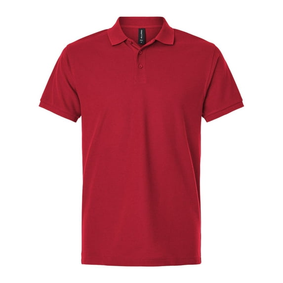 AllPro 62800 Pique Polo-Red-3XL