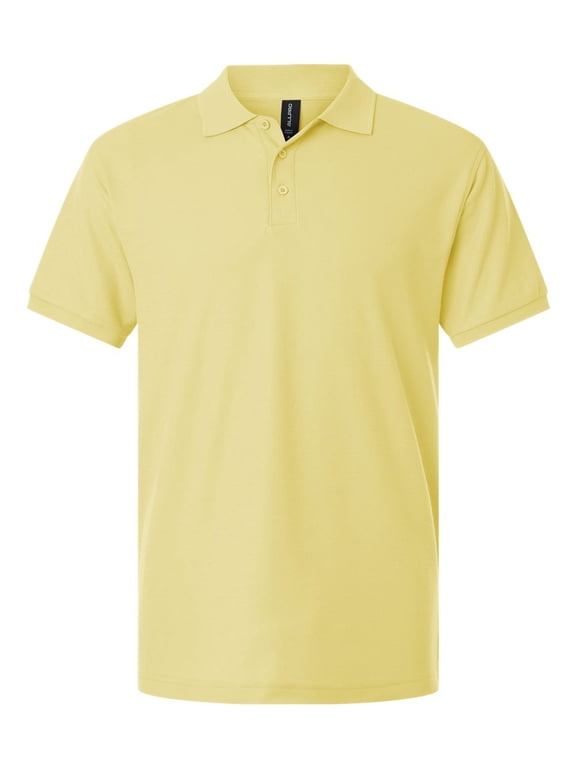 62800 Pique Polo-Light Yellow-M