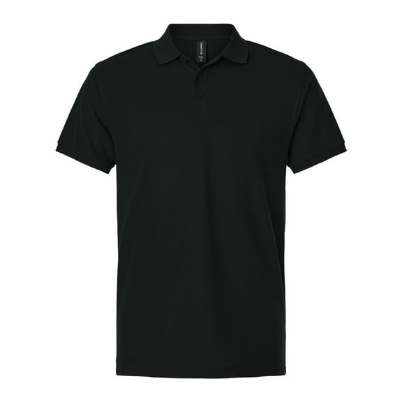 AllPro 62800 Pique Polo-Black-6XL